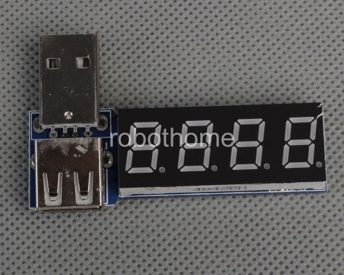 Usb voltage ammeter 4.5v-9.9v 0-3a volt-ammeter led display brand new for sale