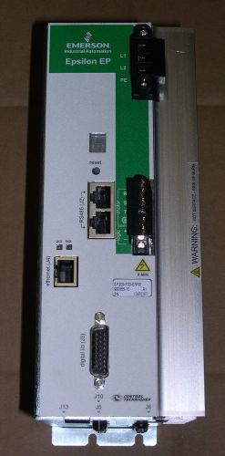 EMERSON CONTROL TECHNIQUES, SERVO DRIVE, EP209-P00-ENR0, WITH DOC, SLIGHTLY USED