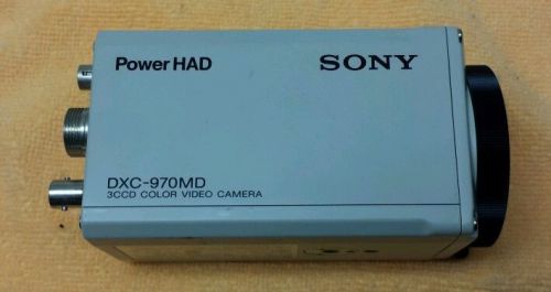 Sony DXC-970MD DXC 970 3CCD Color Video Camera, accepts 1/2&#034; lenses
