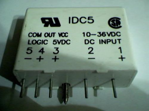 2   Crydom 1DC5 solid state relay input 10 - 36 VDC,   output logic level