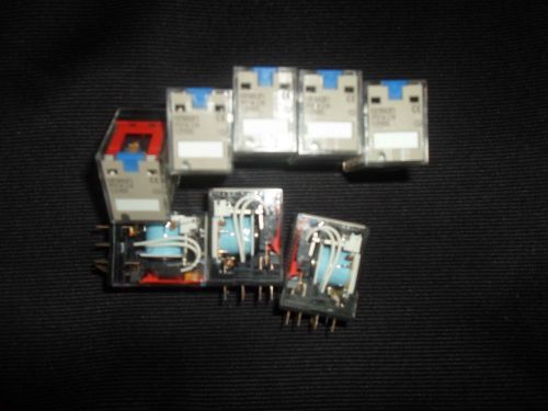 8 unit MY4IN  12VDC OMRON NEW...