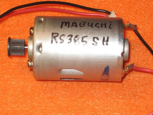 Mabuchi RS-385 SH Motor 12 VDC with Belt Pulley