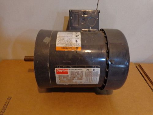 Dayton industrial pump motor 3n471n 1/2hp nema frame 56c 3450rpm for sale