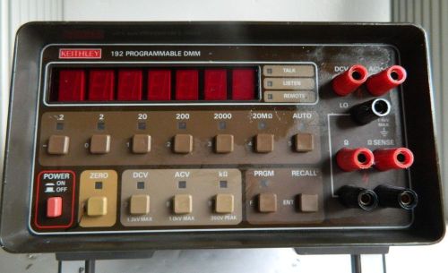 KEITHLEY MODEL 192 PROGRAMMABLE DMM