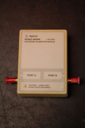HP Agilent 85062-60006 Electronic Calibration Module (1-26.5GHz)