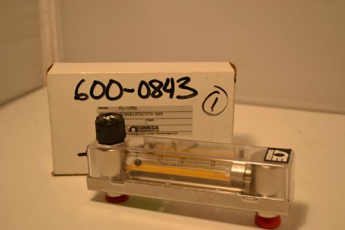 Omega FL-1956 Rotameter Flowmeter,0.2-2.0 GPH Glass Float  NIB,**FREE SHIPPING**