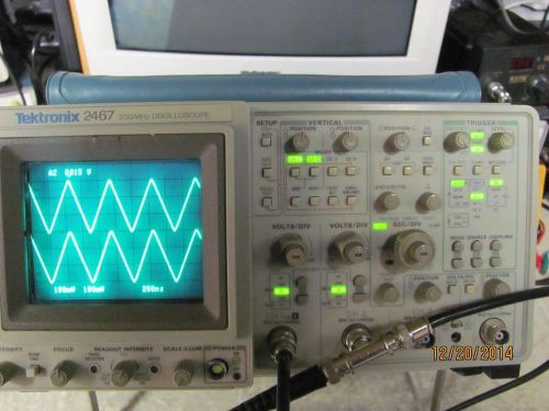 Tektronix 2467 Analog Oscilloscope 4 Channel in Excelent! condition