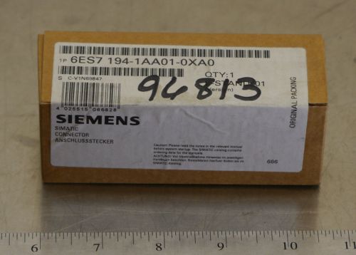 Siemens 6ES7-194-1AA01-0XA0 Simatic Cable Connector NEW