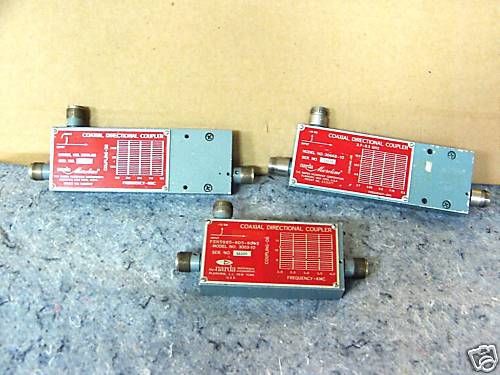 Narda Coaxial Directional Couplers-3044-20 and 3044B-10