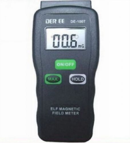 Electromagnetic field detector tester gauss meter quick response emf new de-1007 for sale