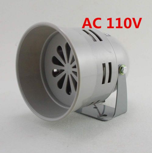 AC110V 130dB Gray MS-290 Mini Plastic Industrial Alarm Sound Motor Siren