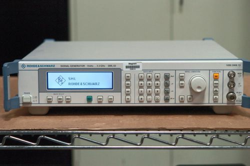 R&amp;s / rohde &amp; schwarz sml03 9 khz-3.3 ghz signal generator for sale