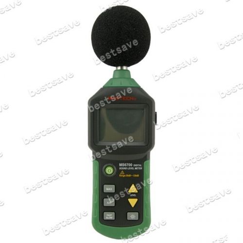 MASTECH MS6700 Autoranging Digital Sound Level Meter/Tester 30~130dB ±2dB B0313