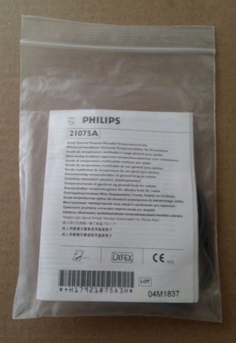 21075A or 989803100881 Philips Esophageal/Rectal Temperature Probe, 1/BX