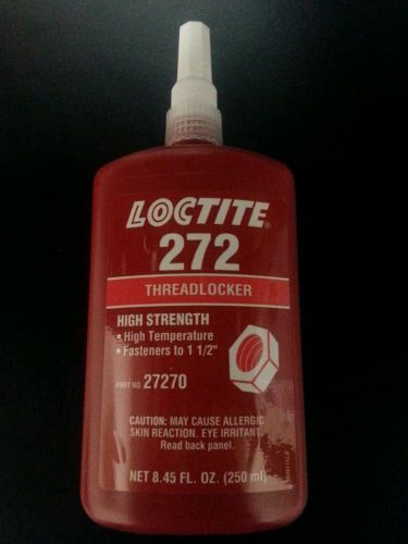 Loctite 272 threadlocker 250 ml high strength high temperature 27240 for sale