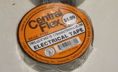 12 Rolls Central Flex Electrical Tape