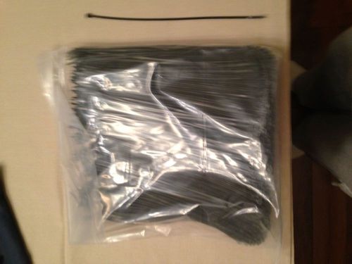 Zip ties / tie wraps black nylon 1,000 pcs - buy 5, get 1 free !!!! for sale