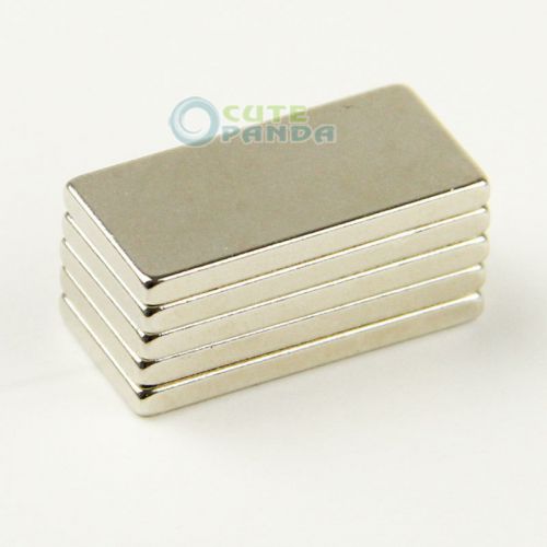 Lots 10 x Super Strong Block Cuboid Magnets Rare Earth Neodymium 20 x 10 x 2 mm