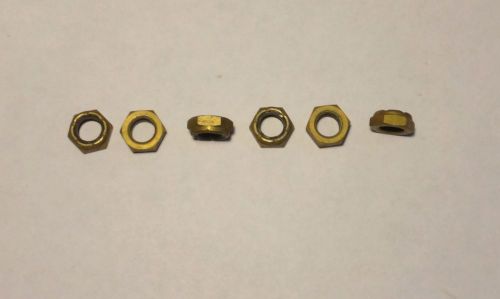 80 each 1/2&#034;-20 steel self locking nuts (nyloc style) plated new for sale