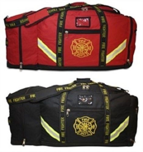 Lightning x deluxe 3xl turnout gear bag (red, black), ems/fire bag lxfb10-(r/b) for sale