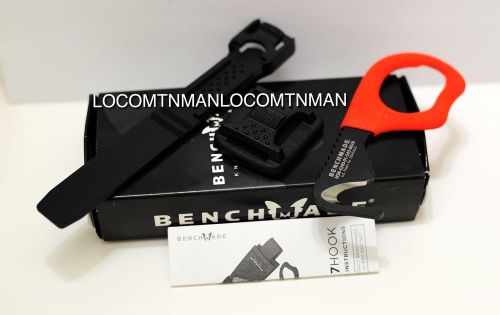 Benchmade 7 hook/ safety cutter, black with safety orange handle, 7blkblt-org for sale