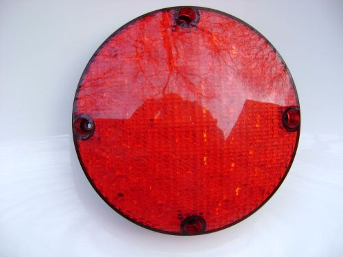 7&#034; round red led stop,tail,turn stt light: soundoff signal sound off ecv7561stt for sale