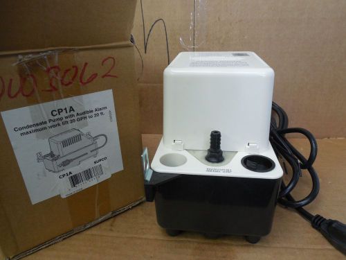 Supco condensate pump w. audible alarm cp1a cp-20sb 20 gph 115v 1ph 1.5a new for sale