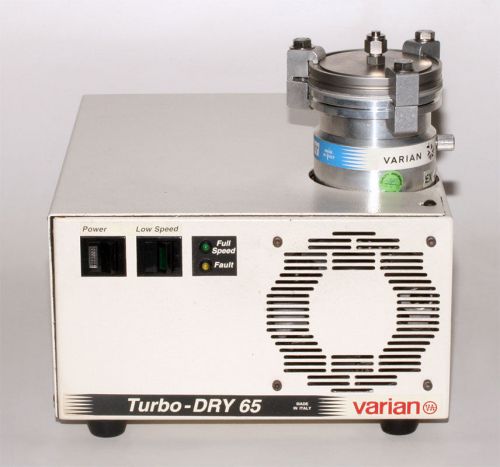 Varian Turbo-DRY 65 Turbo Pump Station, Model # 9698190