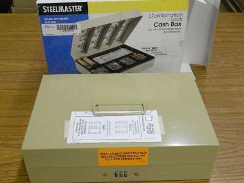 STEELMASTER COMBINATION LOCK CASH BOX HEAVY-DUTY SECURITY