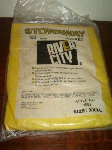 River City Protective Wear - Stowaway Jacket Size XXXL