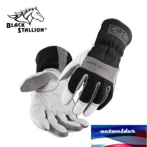 Black stallion arcster a60 arc rated premium kidskin fr gloves - large for sale
