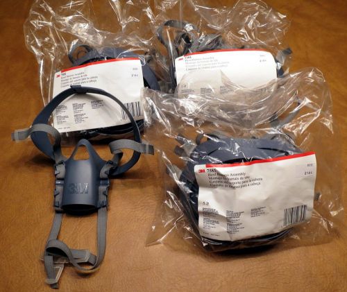 Five-Pack of 3M 7581 Respirator Head Harness Assemblies  - New in Bag