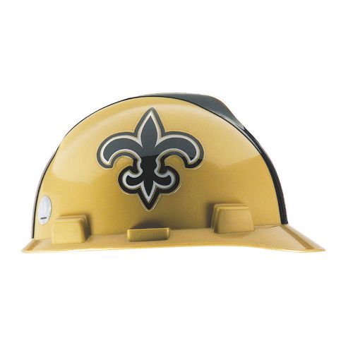 NFL Hard Hat, New Orleans Saints, Gold/Blk 818402