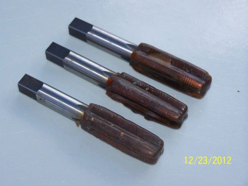 3 NEW MORSE USA 5/8 - 18 NF HS GH3 HAND TAPS - selling as a set