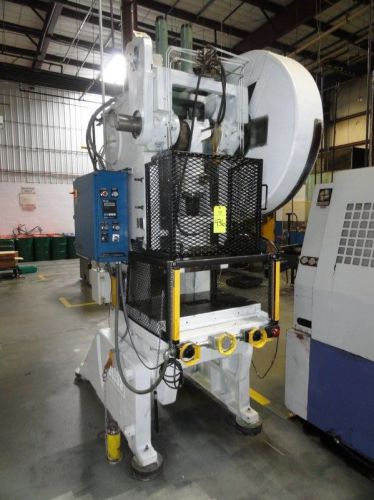 #c-60 bliss 60 ton flywheel-type o.b.i. power press (new 1969) with updated plc for sale