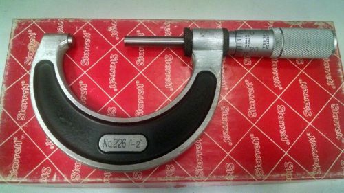 Starrett 1-2&#034; Micrometer .0001&#034; No.226 machinist toolmaker