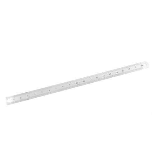 53cm Long 0-50cm Range Measurement Stainless Steel Metal Straight Ruler