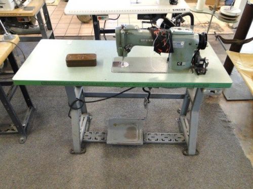Consew 220 High-Speed Industrial Sewing Machine &amp; Table Single-Needle Lock