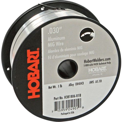 Hobart Aluminum MIG Welding Wire - 1-Lb. Spool, 0.030in., Model# H381806-R18