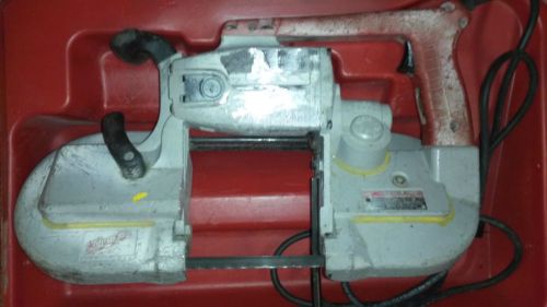 Free Shipping- Milwaukee Portable Band Saw w/ Case 6236 - Used, Runs Strong