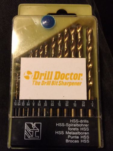 Drill Doctor 13 piece TiN Drill bit set