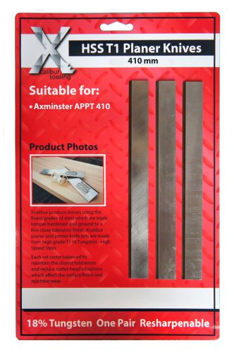 Axminster appt 410 planer blades    set of 3  412 25 3 for sale