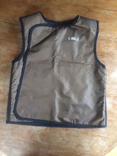 Bay-Ray radiation protection vest- large male - brown  - 0.5 mm protection lead?