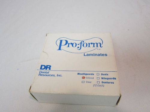 Pro-Form Color Laminate (11) Sheets Mouthguard  Material 5&#034; X 5&#034;