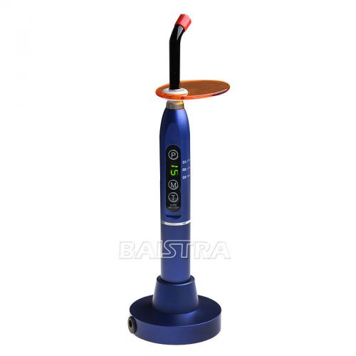 New dental metal handle device big power led curing light colorful blue color for sale