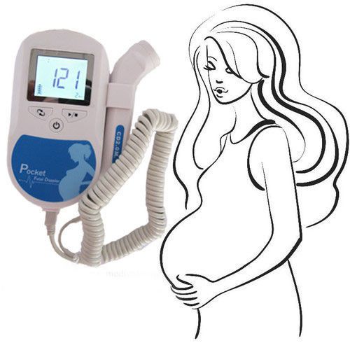New fda 100% warranty sonoline c1 fetal heart doppler/backlight lcd 3mhz probe for sale