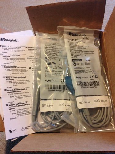 VALLEYLAB ELECTROSURGICAL PENCILS, E2100, LOT OF 10 , NEW