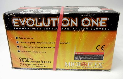 Full case microflex evolution one ev-2050-s, 10 bxs / 100 bx small, bnib! for sale