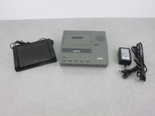 DICTAPHONE 2740 DICTATION MACHINE W/ PEDAL &amp; POWER SUPPLY PROFESSIONAL PERSONAL