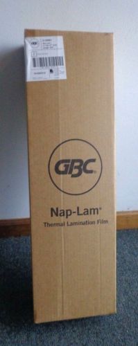 GBC 3126061 HeatSeal Nap-Lam Roll I Clear Film 1.5 mil  27&#034; x 500&#039;  2 Rolls/ Box